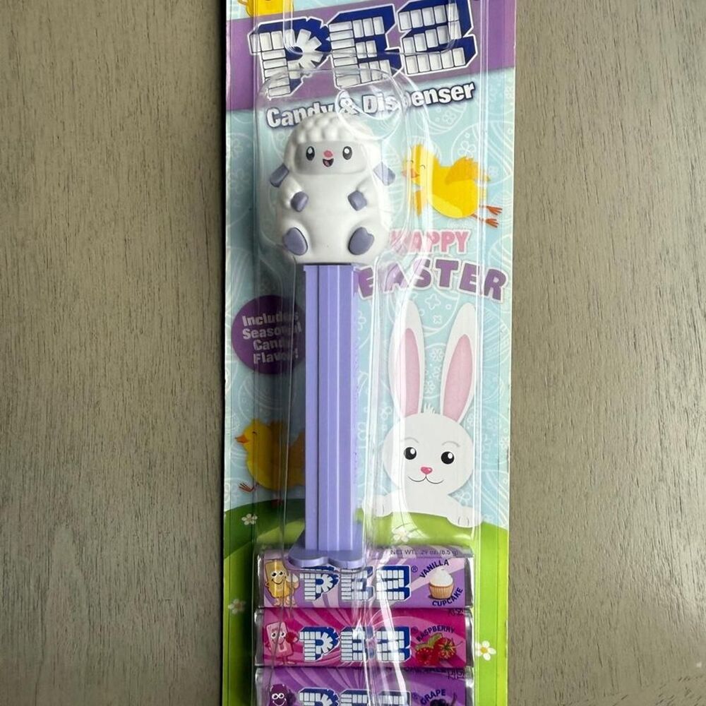 Pez Purple and White Collectibles